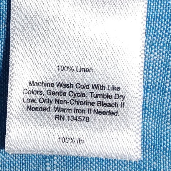 VINEYARD VINES BLUE LINEN SLVLS TANK XXS & CROWN AND IVY SLVLS RED LINEN TANK PS - Picture 6 of 10